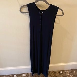 Buttoned Midi Dress